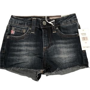 AG Adriano Goldschmied Toddler Girls Blue Denim Shorts 18M NWT